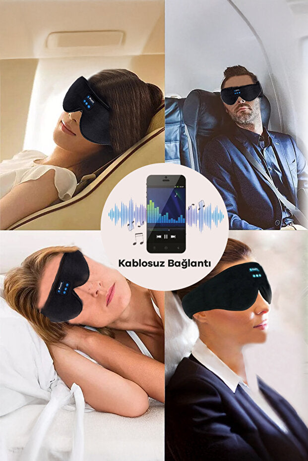 Müzikli Uyku Bandı | Meditasyon & Uyku Maskesi